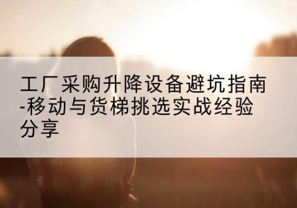 麦积移动式升降机怎么选-工厂采购升降设备避坑指南-移动与货梯挑选实战经验分享